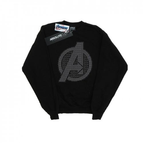 Marvel Heren Avengers Endgame iconisch logo katoenen sweatshirt