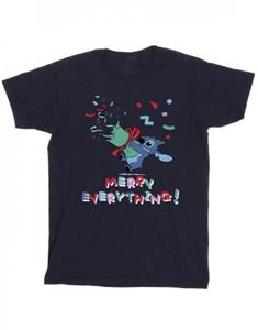Disney meisjes Lilo en Stitch Stitch Merry Everything katoenen T-shirt