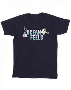 Disney meisjes de kleine zeemeermin oceaan katoenen T-shirt