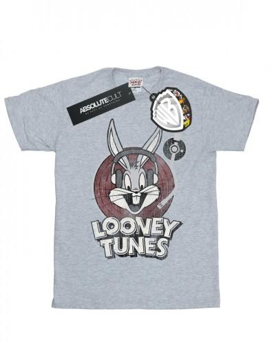 Looney Tunes Katoenen T-shirt met  Bugs Bunny Circle-logo voor meisjes