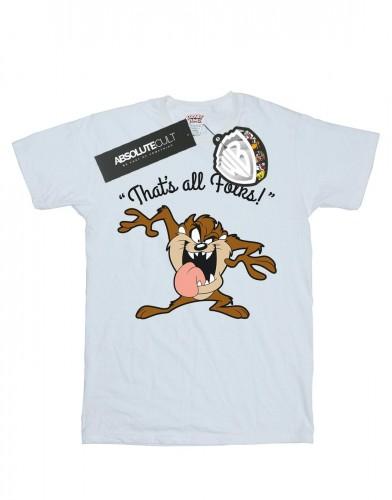 Looney Tunes Girls Taz That's All Folks katoenen T-shirt