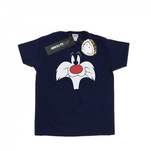Looney Tunes Sylvester Big Face katoenen T-shirt voor meisjes