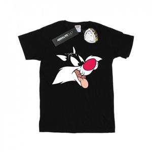 Looney Tunes Sylvester Face katoenen T-shirt voor meisjes