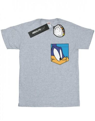 Looney Tunes Road Runner Face katoenen T-shirt met nepzak voor meisjes
