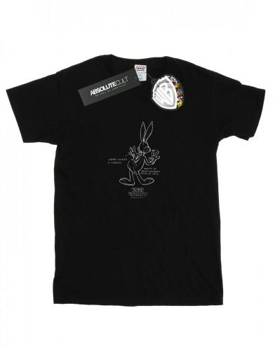 Looney Tunes meisjes Bugs Bunny witte buik katoenen T-shirt