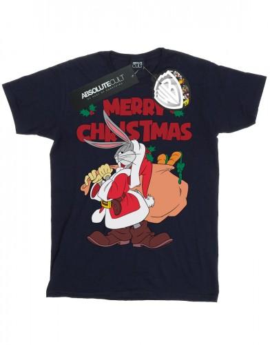 Looney Tunes meisjes Santa Bugs Bunny katoenen T-shirt