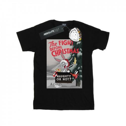 Looney Tunes Girls The Fight Before Christmas Katoenen T-shirt