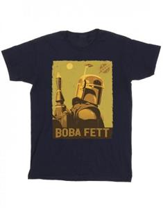 Star Wars jongens het boek van Boba Fett planetaire stare T-shirt