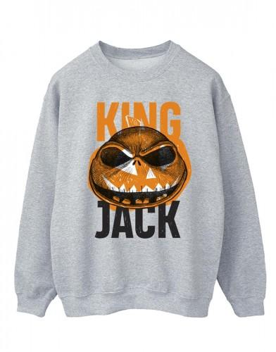 Disney heren The Nightmare Before Christmas King Jack katoenen sweatshirt