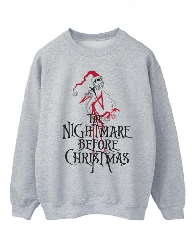 Disney heren The Nightmare Before Christmas Santa katoenen sweatshirt