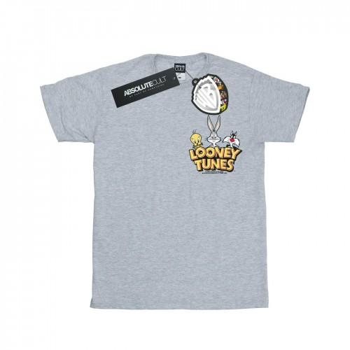Looney Tunes Girls Group katoenen T-shirt met nepzak
