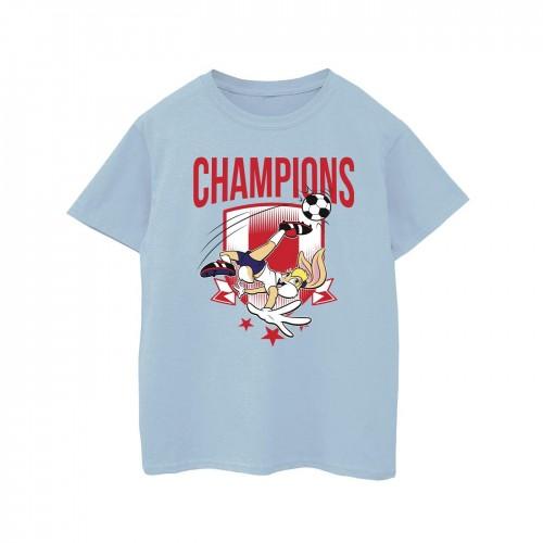 Looney Tunes meisjes Lola Football Champions katoenen T-shirt