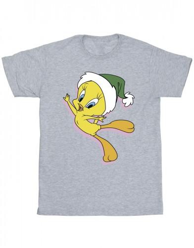 Looney Tunes meisjes Tweety kerstmuts katoenen T-shirt