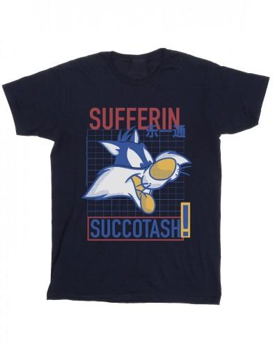Looney Tunes meisjes Sylvester Sufferin Succotash katoenen T-shirt