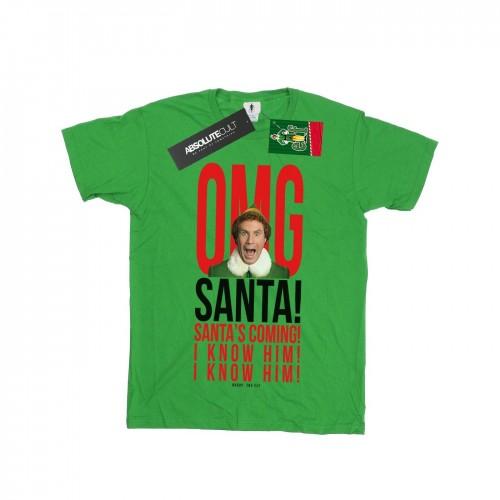 Elf Girls OMG Santa ik ken hem katoenen T-shirt
