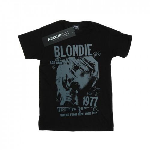 Blondie Girls Tour 1977 katoenen T-shirt met borst