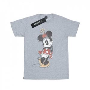 Disney meisjes Minnie Mouse offset katoenen T-shirt