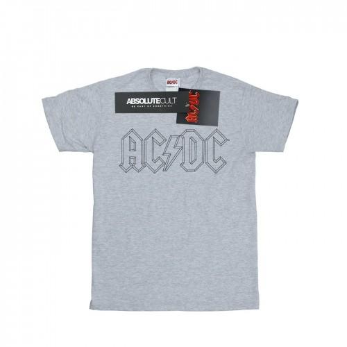AC/DC T-shirt met zwart logo voor jongens