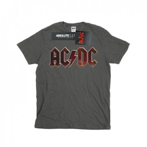 AC/DC jongenslogo raw noodlijdend T-shirt