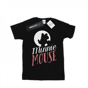 Disney meisjes Minnie Mouse maan silhouet katoenen T-shirt