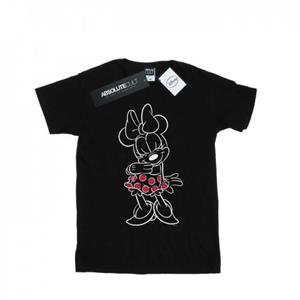 Disney meisjes Minnie Mouse omtrek polka dot katoenen T-shirt