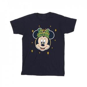 Disney meisjes Minnie Mouse Happy Christmas katoenen T-shirt
