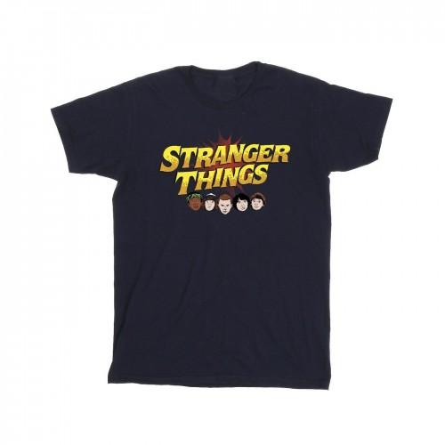 Pertemba FR - Apparel Netflix Girls Stranger Things Comic Heads katoenen T-shirt