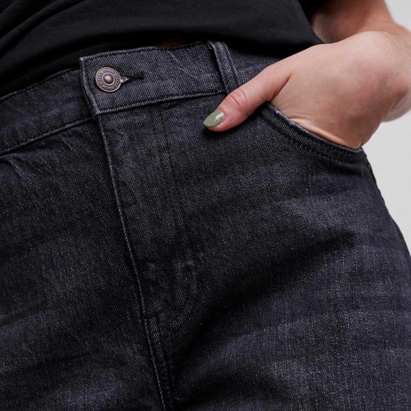 Pieces Women's Destroy Stretch High-Waisted Rechte Jeans STUKKEN
