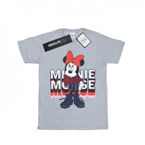 Disney meisjes Minnie Mouse in katoenen T-shirt met capuchon