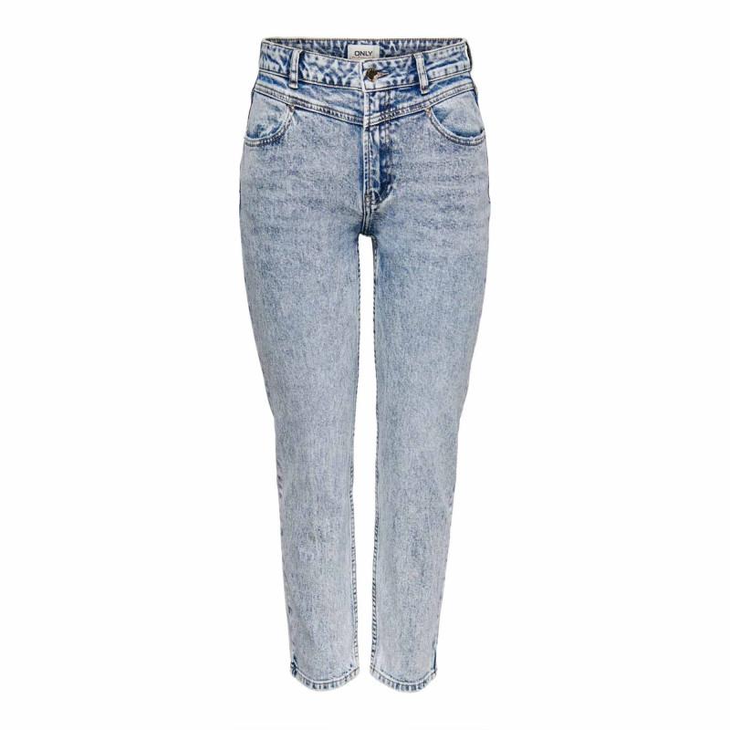 Only Regular-fit jeans met hoge taille socha blue denim Alleen voor dames