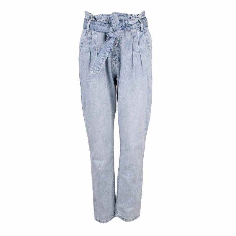 LA PETITE ETOILE Peren, 6 jeans met bleekprint voor dames 