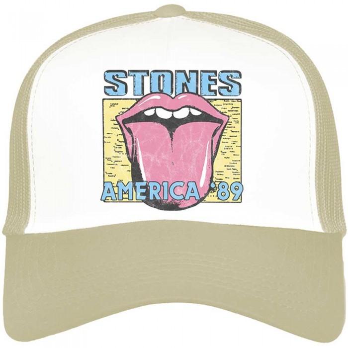 The Rolling Stones Unisex Adult America ́89 Tour Kaart Cap