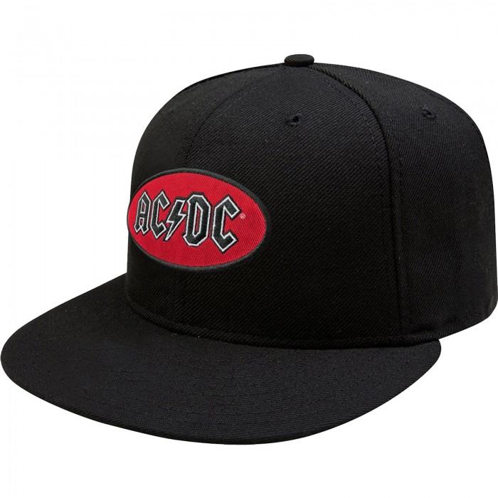 AC/DC unisex volwassen snapback-pet met ovaal logo