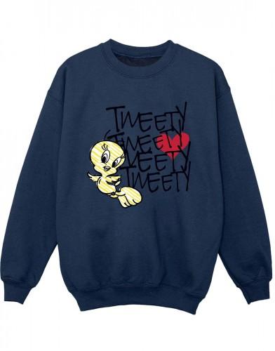 Looney Tunes jongens Tweety Love Heart Sweatshirt