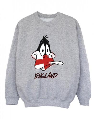 Looney Tunes jongens Daffy Engeland gezicht Sweatshirt