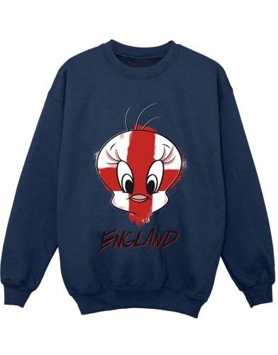 Looney Tunes Boys Tweety Engeland Face Sweatshirt