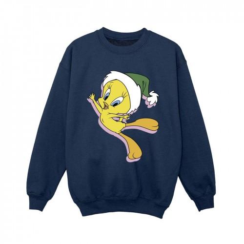 Looney Tunes jongens Tweety kerstmuts sweatshirt