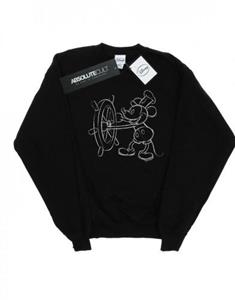 Disney Boys Mickey Mouse Steamboat Sketch-sweatshirt