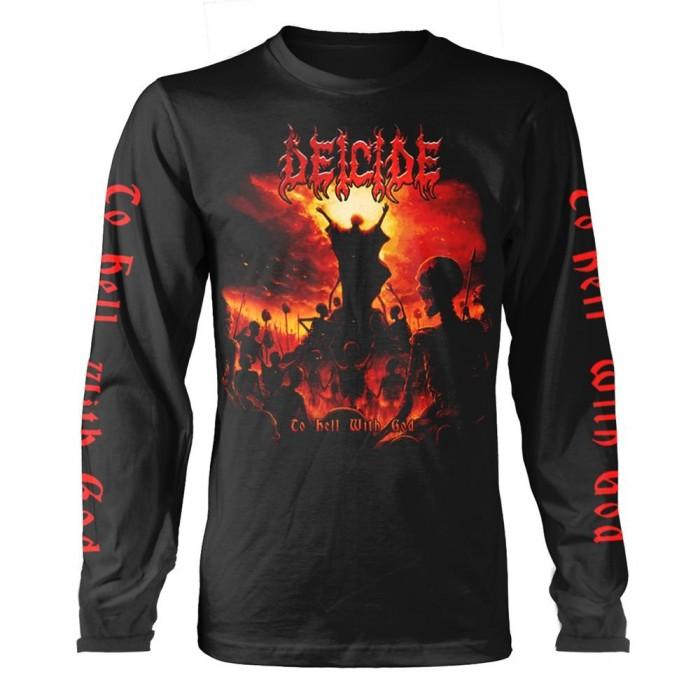 Pertemba FR - Apparel Deicide Unisex volwassene naar de hel met God T-shirt