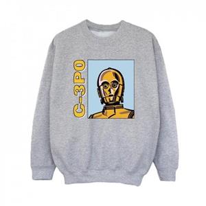 Star Wars jongens C3PO Line Art Sweatshirt