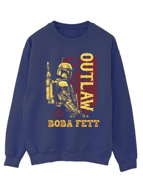 Star Wars Heren het boek van Boba Fett Distressed Outlaw katoenen sweatshirt