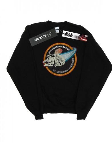Star Wars jongens Millennium Falcon badge sweatshirt