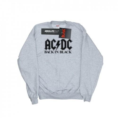 AC/DC Boys Back in zwart logo-sweatshirt