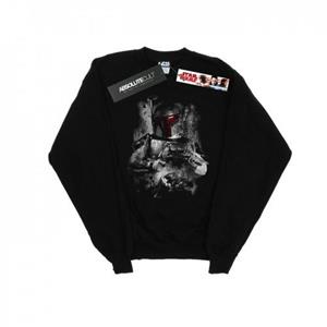 Star Wars heren Boba Fett Distressed katoenen sweatshirt