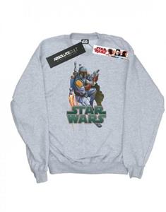 Star Wars heren Boba Fett Fired Up katoenen sweatshirt