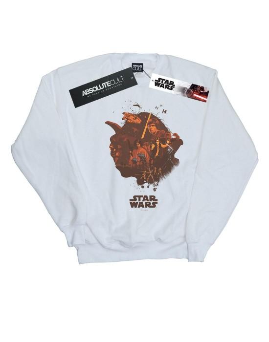 Star Wars heren Yoda Montage katoenen sweatshirt
