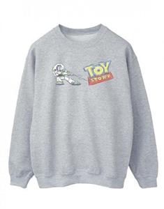 Disney Toy Story Buzz Pulling-logo katoenen sweatshirt voor heren