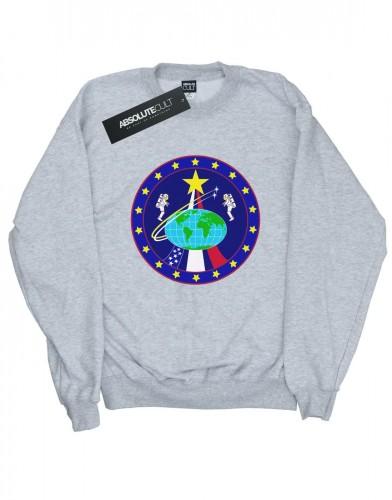 NASA Heren klassiek Globe Astronauten katoenen sweatshirt