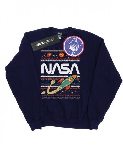 NASA heren Fair Isle katoenen sweatshirt