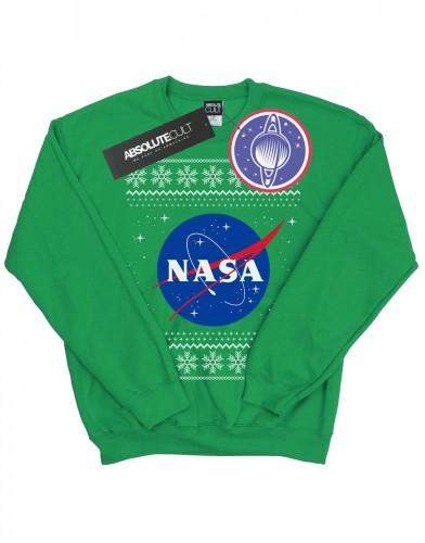 NASA heren klassiek Fair Isle katoenen sweatshirt